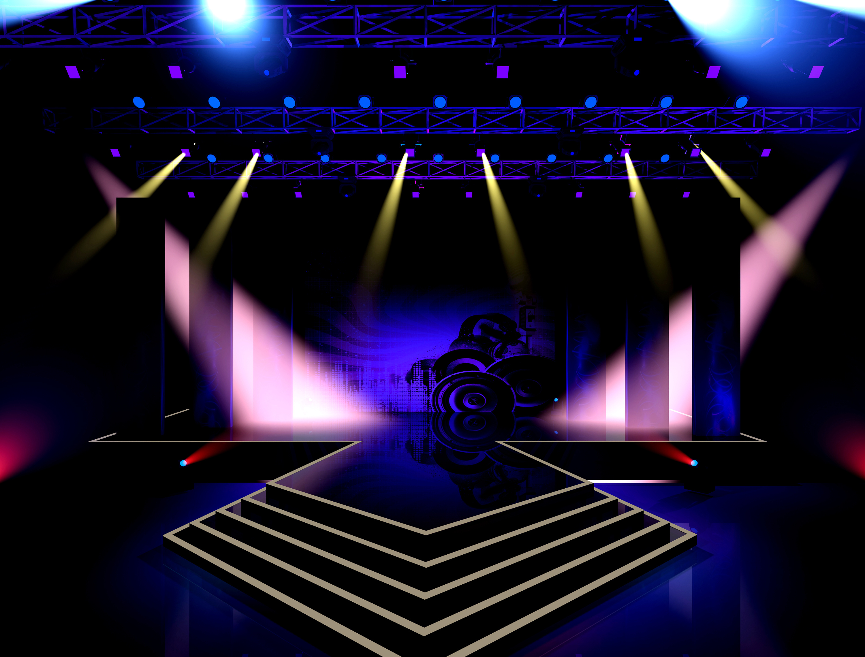 3d舞臺(tái)效果圖設(shè)計(jì)