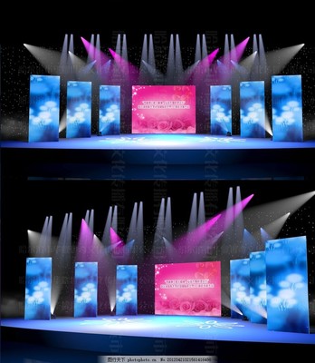 護(hù)士節(jié)演出3D燈光舞臺(tái)設(shè)計(jì)構(gòu)思